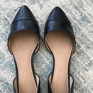 Tommy Hilfiger black flats - size 8